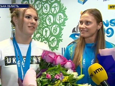 В Киев с Европейских игр триумфально вернулась легкоатлетическая сборная Украины