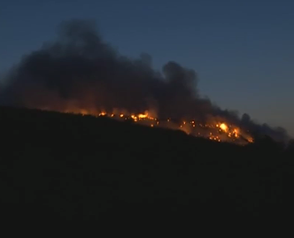 Поблизу Полтави горіло сміттєзвалище