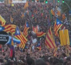 У Барселоні пройшла масова акція за єдність з Іспанією