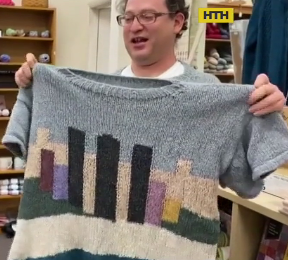 Вязальщик-путешественник из США создает уникальные свитера с изображениями туристических местностей