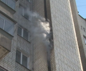 Во Львове загорелось многоэтажка
