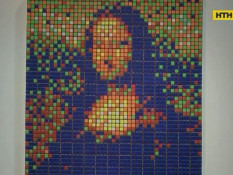Мону Лизу из кубиков Рубика продали на аукционе за полмиллиона долларов