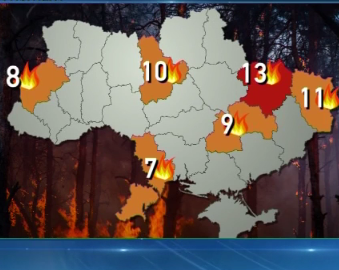 25 тисяч гектарів землі уже вигоріло в Україні