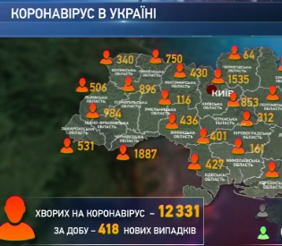 За последние сутки в Украине от коронавируса умерли 15 человек