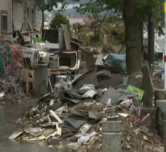 52 человека погибли во время наводнения в Японии