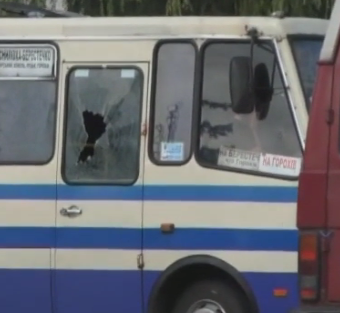 Неизвестный взял в заложники пассажиров автобуса в Луцке