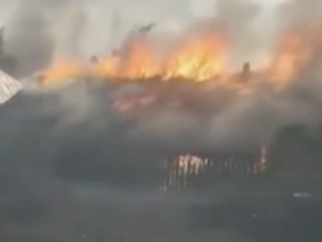 На Харьковщине уже вторые сутки бушуют пожары