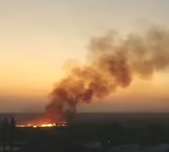 Масштабна пожежа спалахнула на стихійному сміттєзвалищі у Черкасах