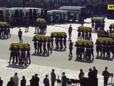 В Харькове простились с погибшими в авиакатастрофе Ан-26