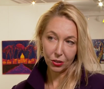 Новую выставку украинской художницы Анны Криволап "Горизонты" открывают в киевском Доме художника