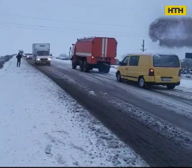 В Украину пришли морозы и снег