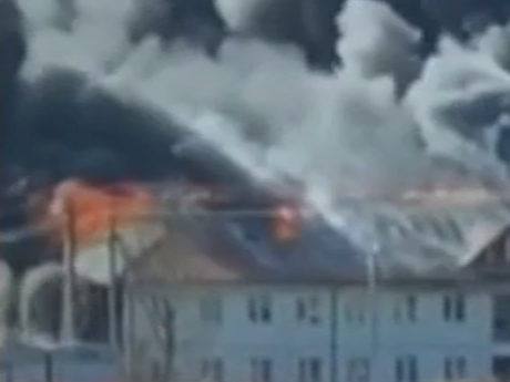 Крупный пожар произошел в закарпатском селе Теребля