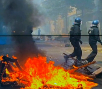 До 60 полицейских пострадали в результате масштабных протестов и столкновений в Германии