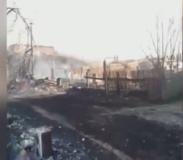 У Росії селянин спалив ціле село