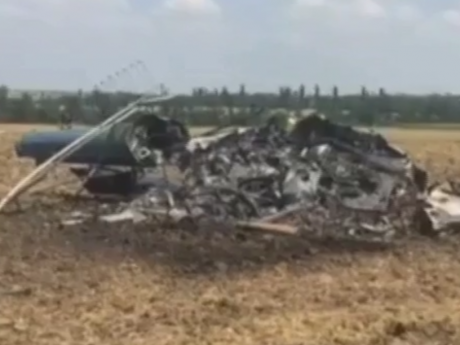 Утром возле села Зайве упал вертолет МИ-2 на борту находилось два человека, они погибли