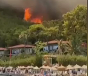 Із турецьких готелів масово евакуюють туристів через нестримні лісові пожежі