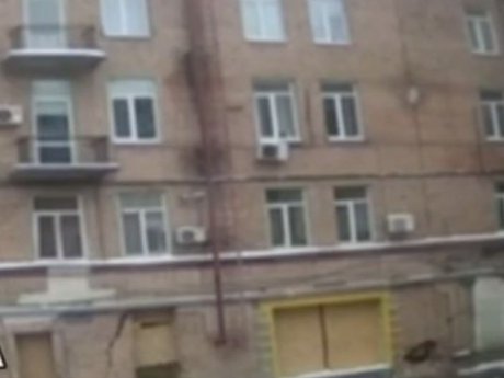 В Харькове обрушилась часть 4-этажного сооружения